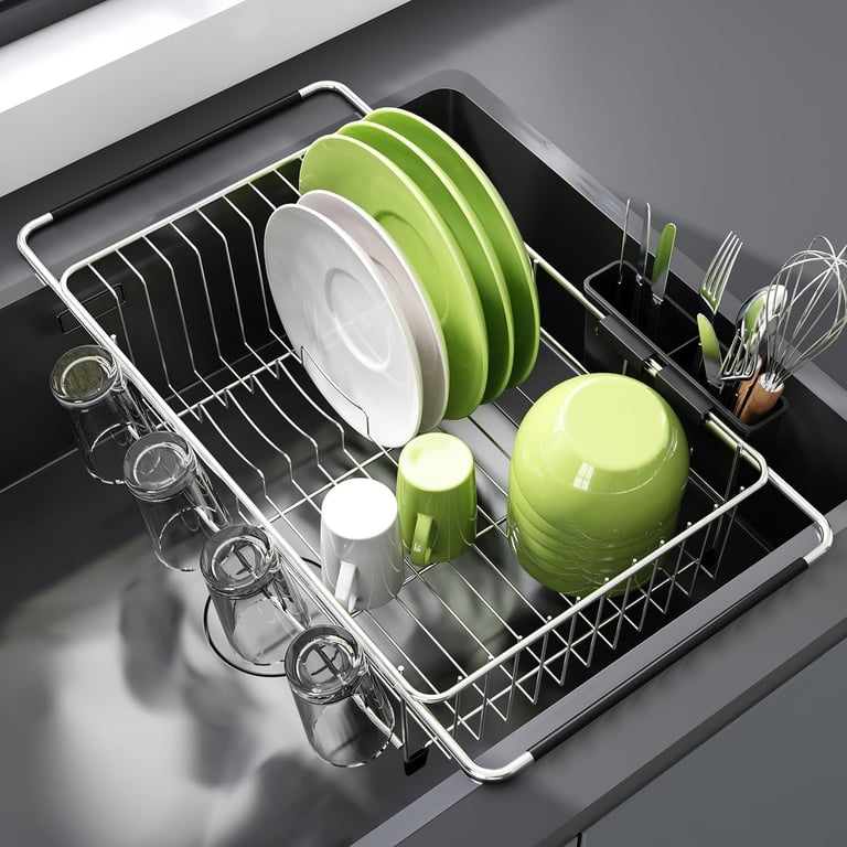 JASIWAY In‑Sink Dish Rack