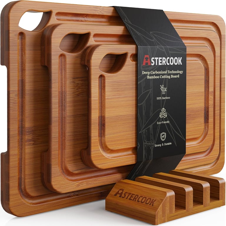 Astercook Bamboo Cutting Boards