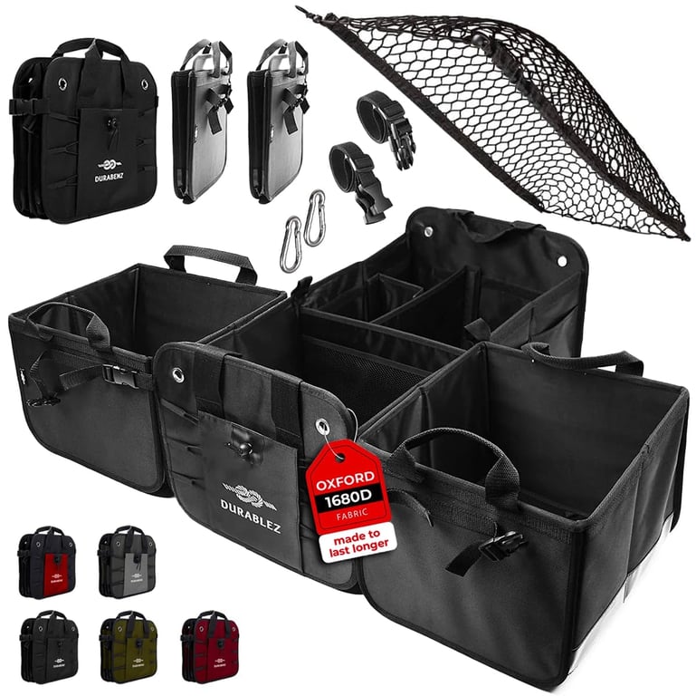 DURABLEZ XL 4-Section Trunk Organizer