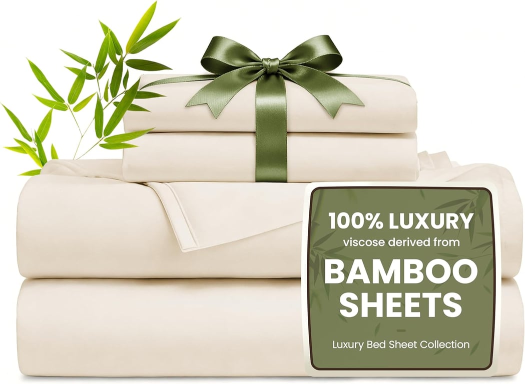 Love's cabin Bamboo Queen Sheet Set