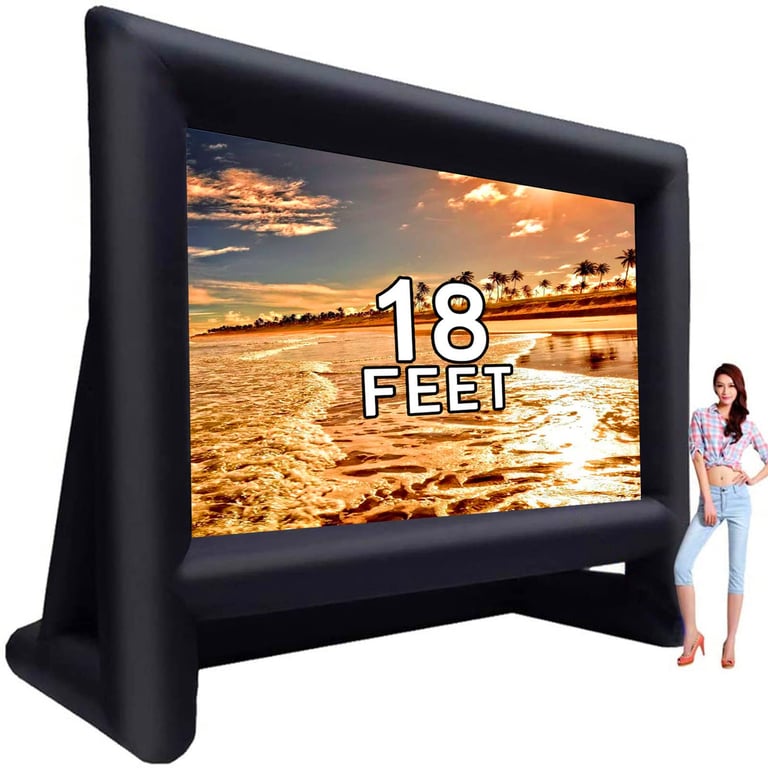 GYUEM 18-Foot Inflatable Movie Screen