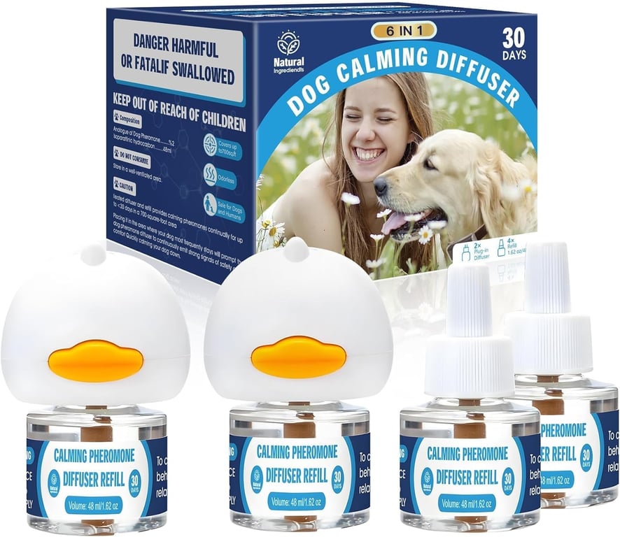 Shiumore 6‑in‑1 Dog Calming Diffuser Kit