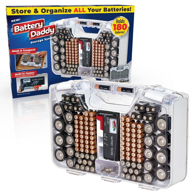 Ontel Battery Daddy (White)