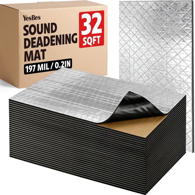 YesBes 5mm Car Sound Deadening Mat