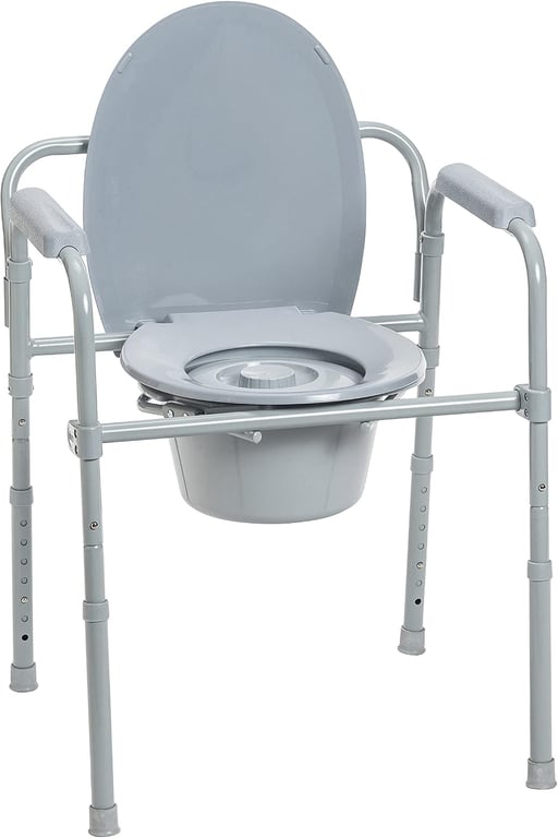 Drive Medical Folding 3-in-1 Commode