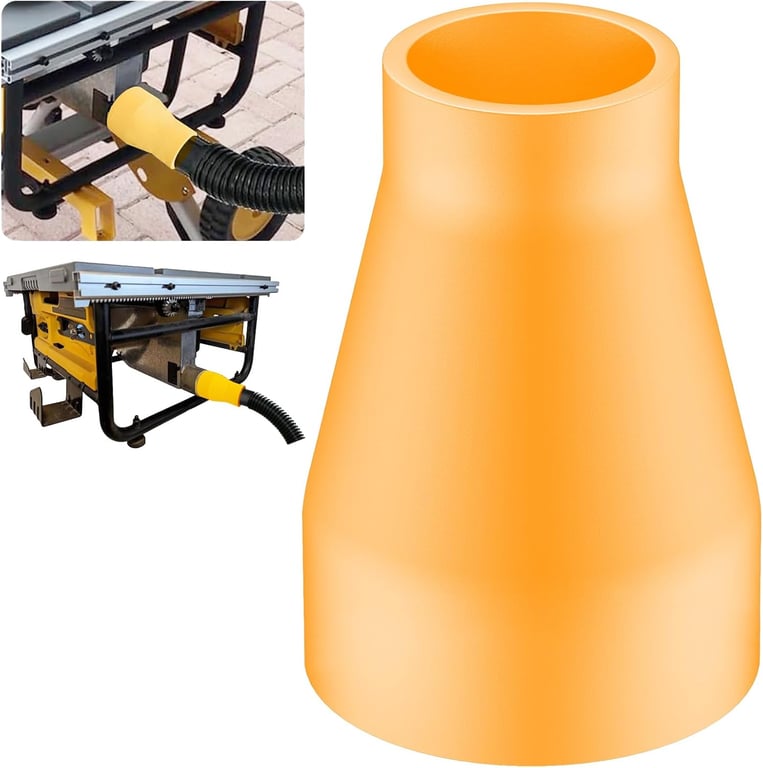 Silicone Table Saw Vacuum Adapter