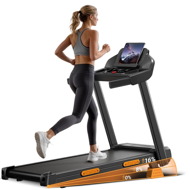 Cursor Fitness 3-in-1 Folding Treadmill
