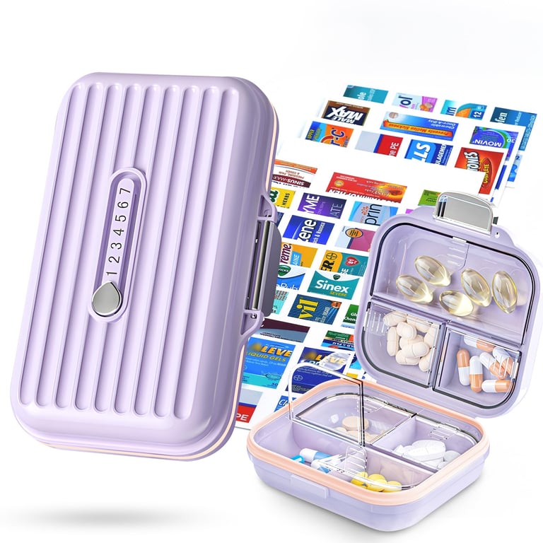 Goffing Travel Pill Organizer