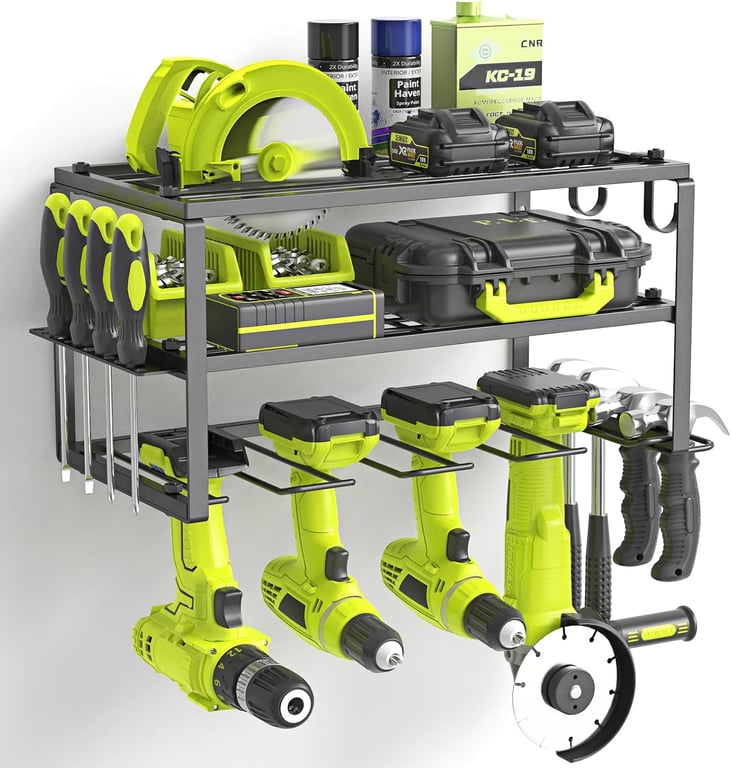 SUNALLY 3-Layer Power Tool Organizer