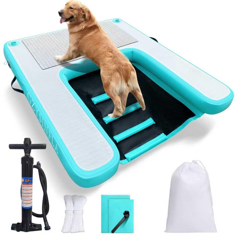 GZYSINFLA Dog Water Ramp Float