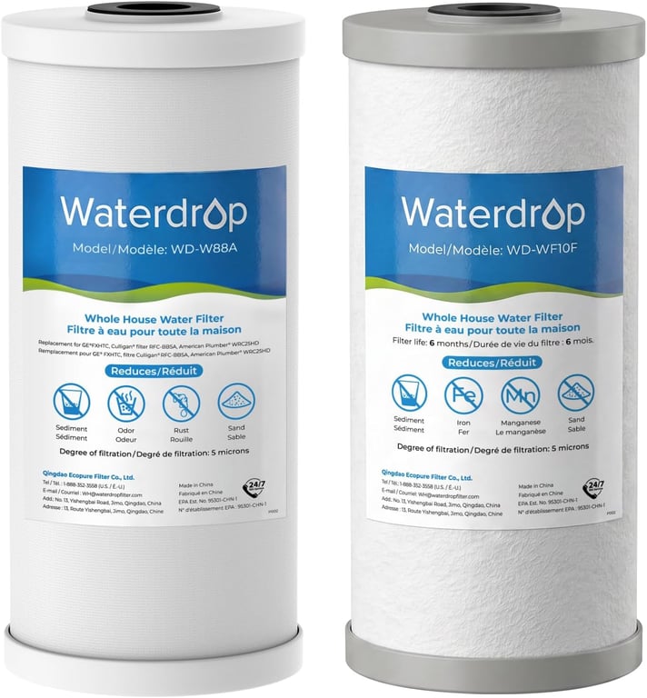 Waterdrop Whole House Iron Filter