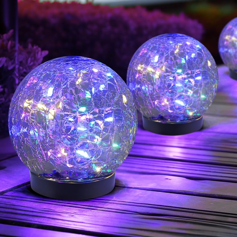 JKIMK Solar Globe Lights