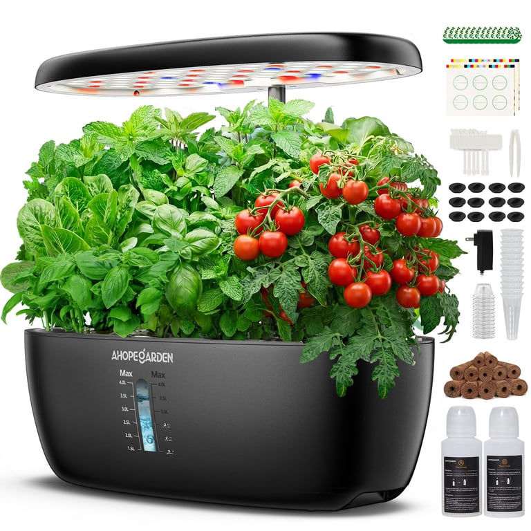 Ahopegarden 12‑Pod Hydroponic Garden