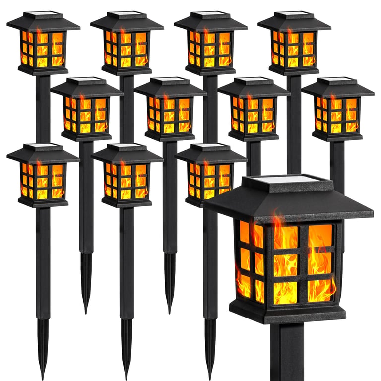 GIGALUMI Flickering Solar Lights