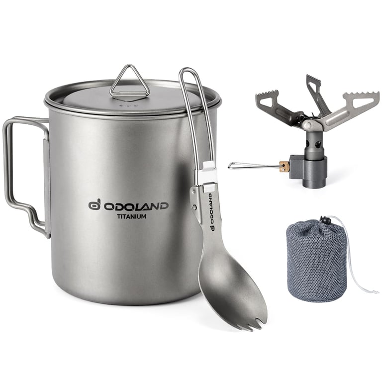Odoland Titanium Cookware Set