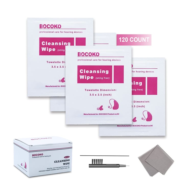 BOCOKO Hearing Aid Wipes