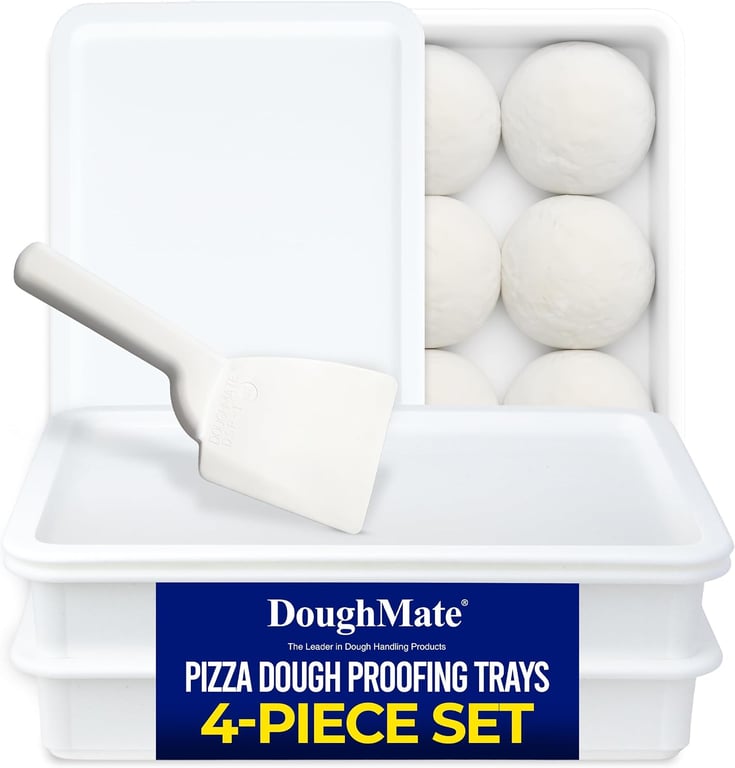Pizza Dough Proofing Box & Tray Kit