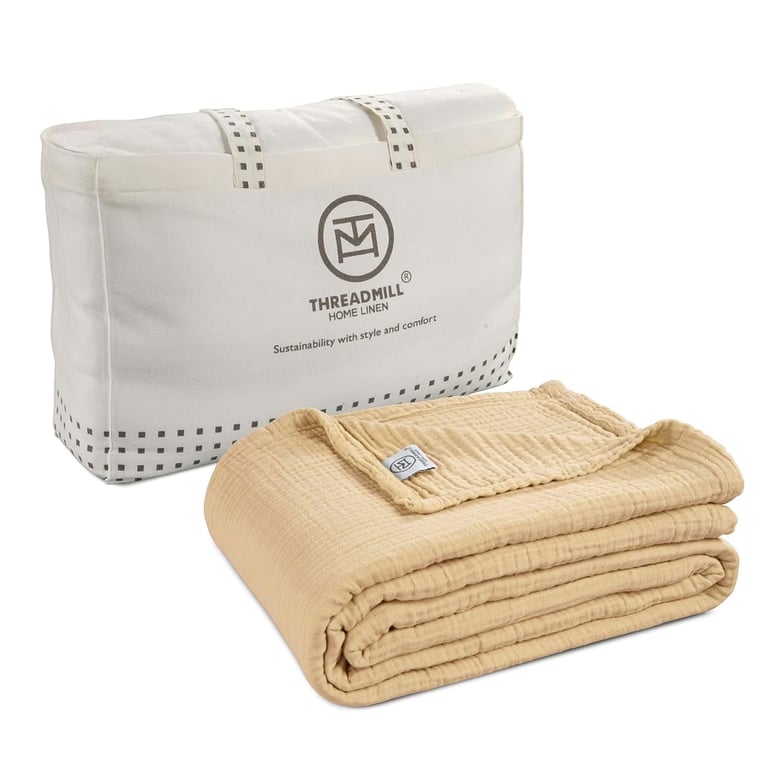 Threadmill Cotton Muslin Blanket