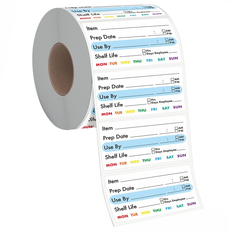 Hebayy Removable Food Labels