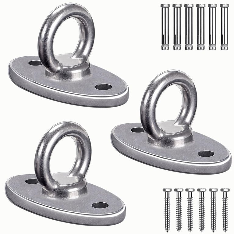 BeneLabel Wall Ceiling Mount Bracket for Suspension Strap Trainer, 2800lb Capacity, Body Weight Strength Training Systems, Aerial Yoga Swing, Resistance Band,Hammock,Battle Rope, Boxing Equipment