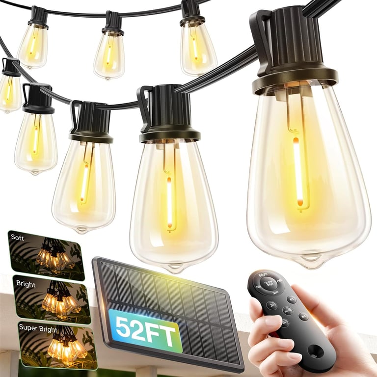 addlon Solar String Lights