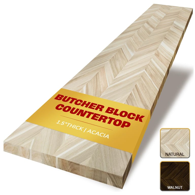 Howizz Acacia Butcher Block Countertop