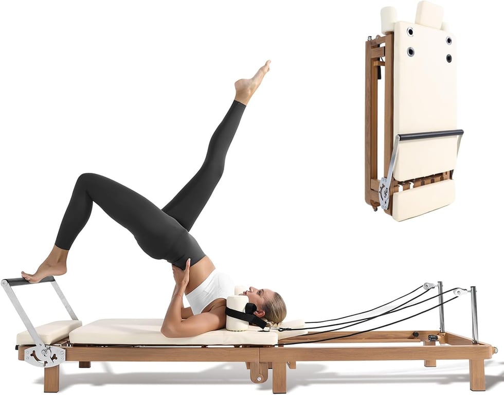 DWKWE Foldable Pilates Reformer