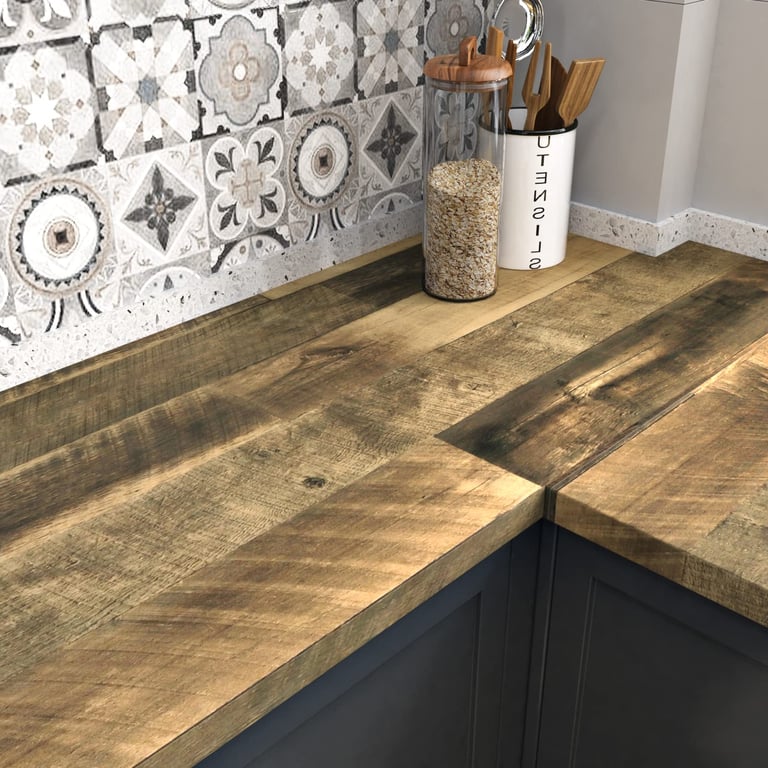 WESTICK Brown Wood Contact Paper