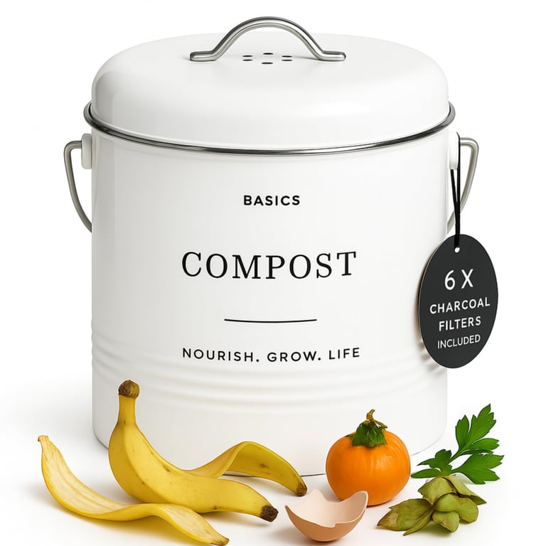 D'Lifeful Countertop Compost Bin