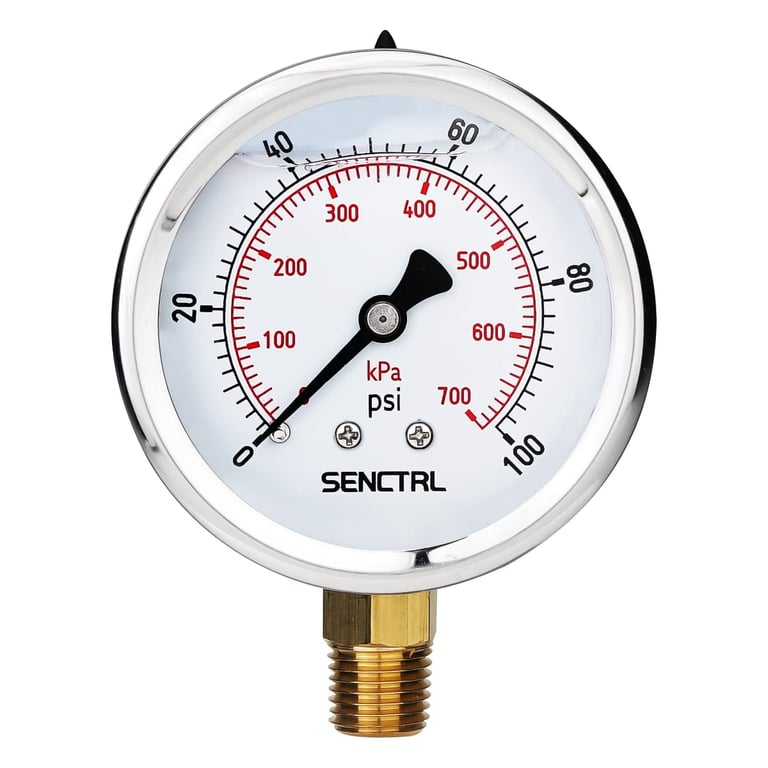 Senctrl 0-100 PSI Gauge