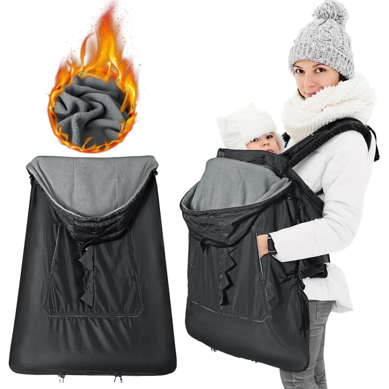 Orzbow Baby Winter Carrier Cover – Black