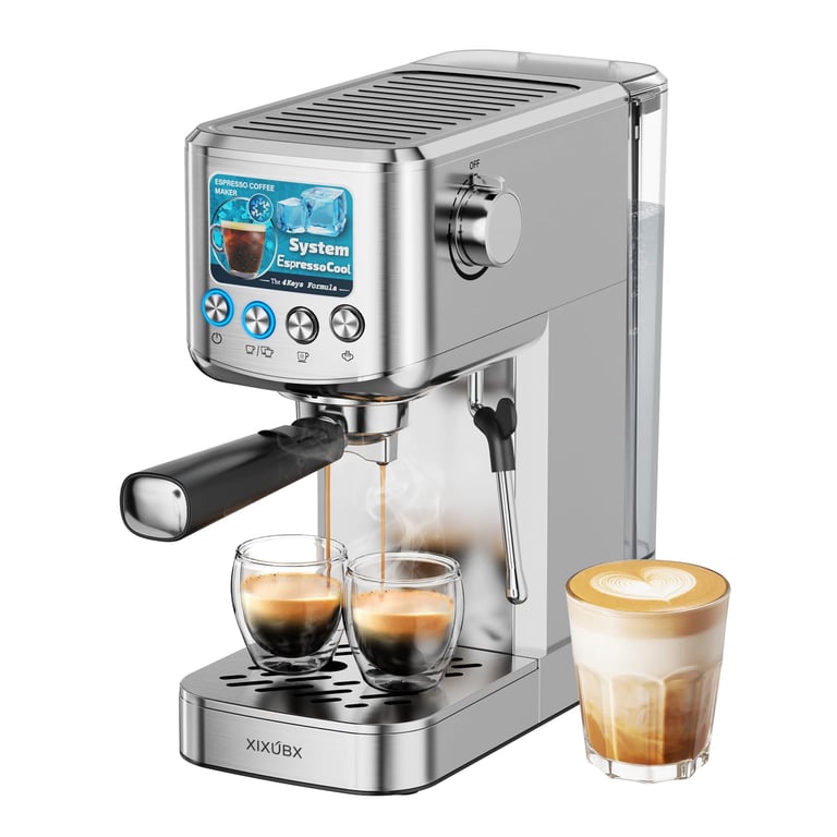 XIXUBX 20-Bar Stainless Espresso Machine