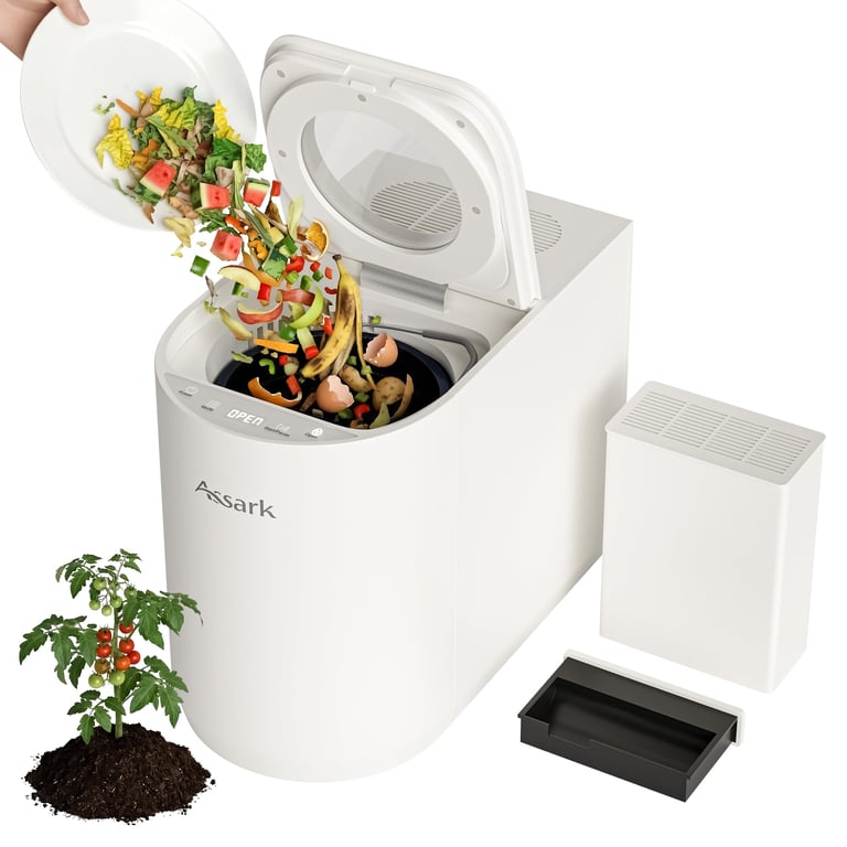 Assark 6L Smart Kitchen Composter