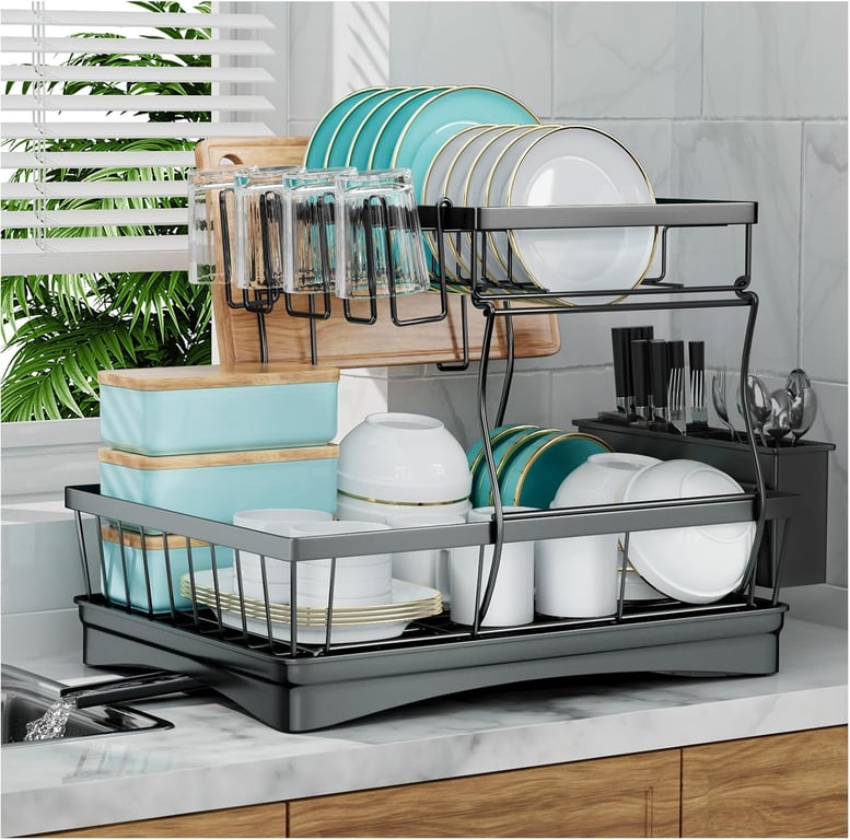 7 code 2‑Tier Dish Rack