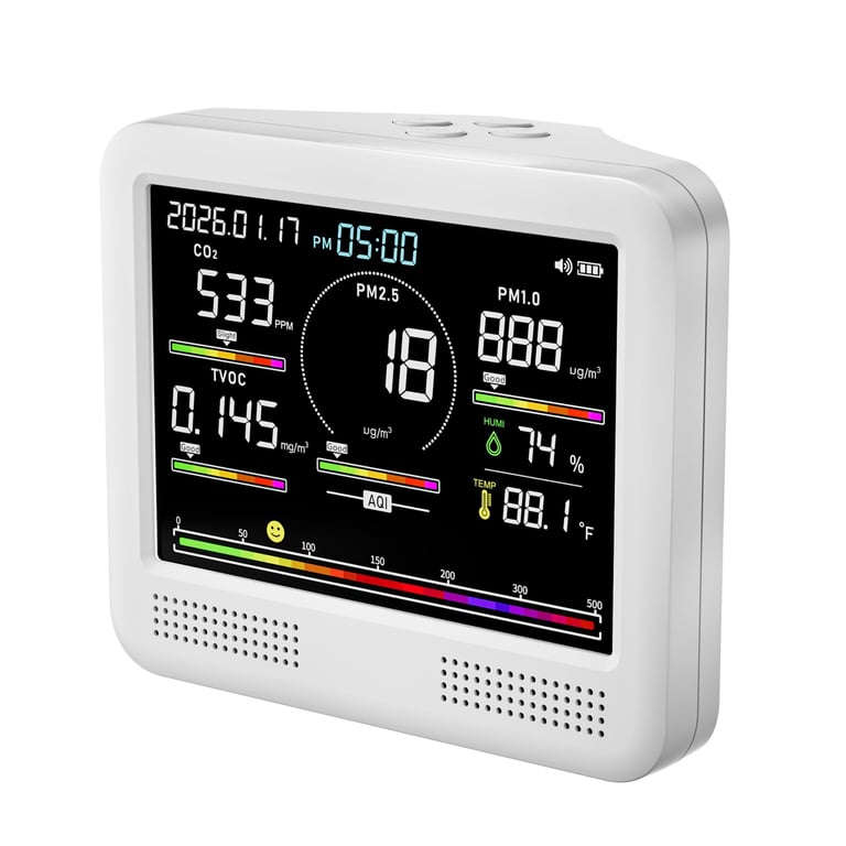 KDWKD CO2 & TVOC Home Air Monitor