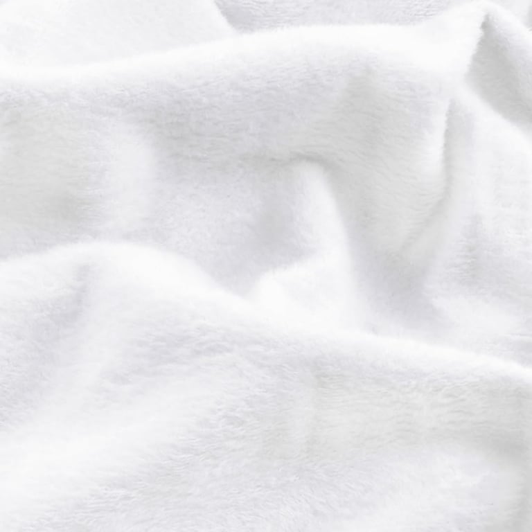 Entisn White Minky Fabric