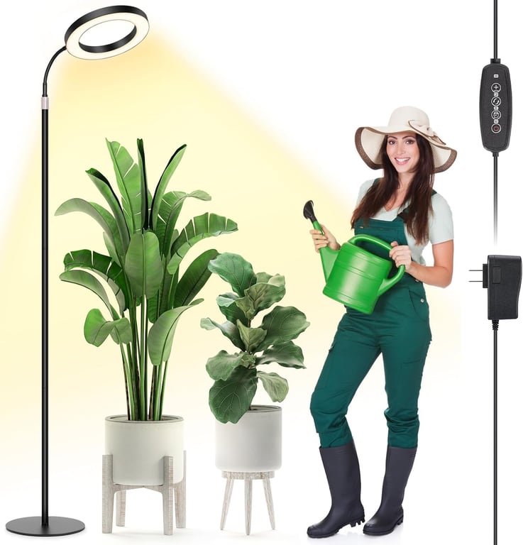 LBW Adjustable Grow Light with Stand