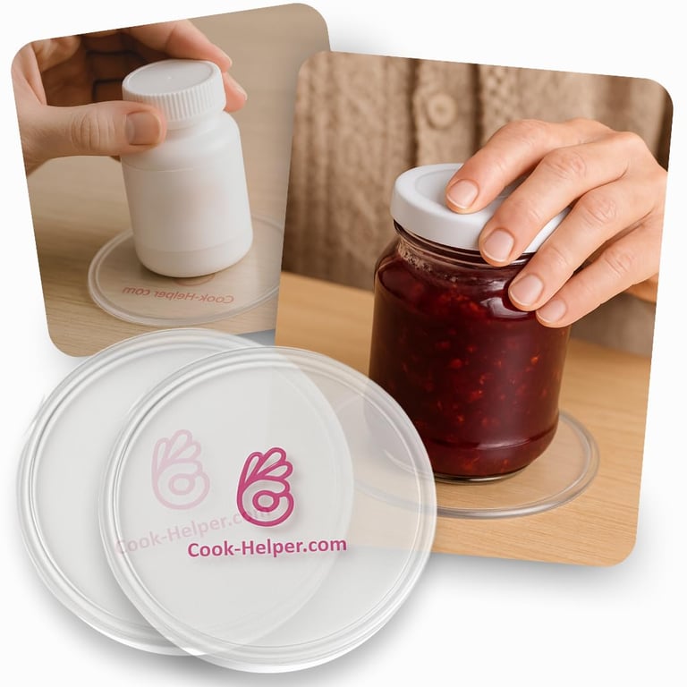 Cook‑Helper One‑Handed Jar & Bottle Tool