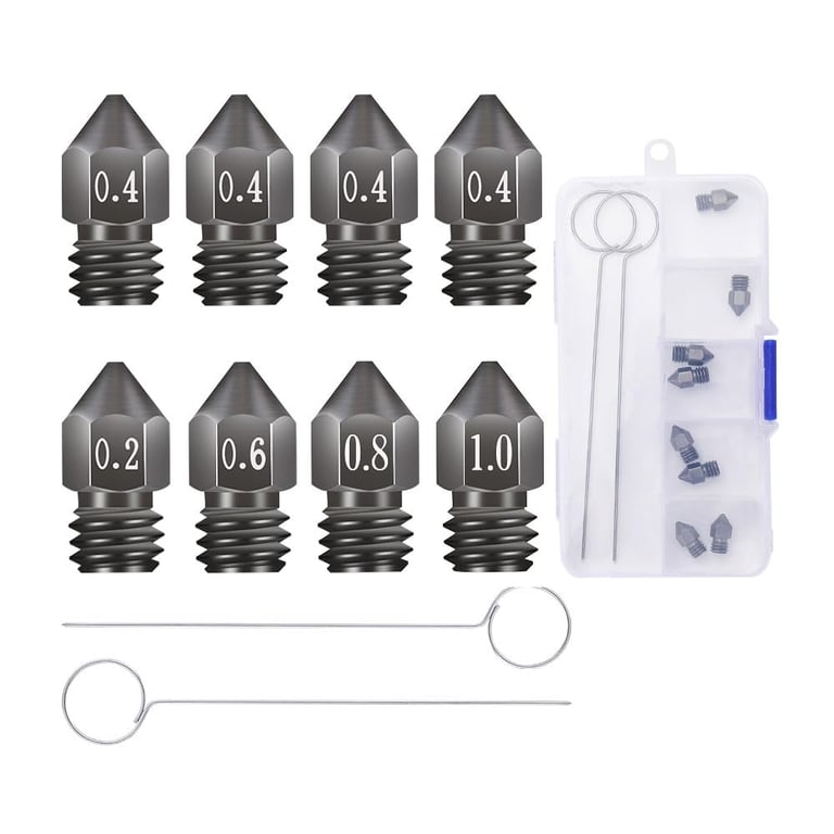 Creality 8-Piece Hardened Steel Nozzle Set
