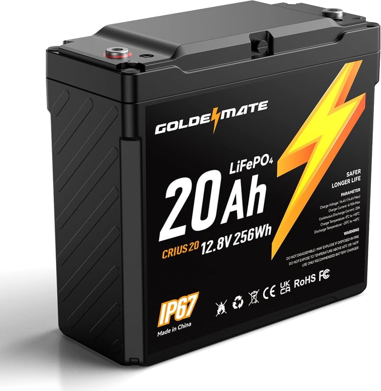 Goldenmate 12V 20Ah Battery