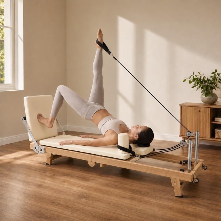 DWKWE Foldable Pilates Reformer