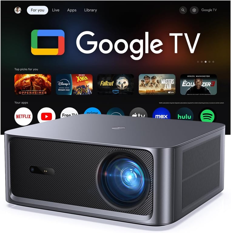 HAPPRUN Google TV 4K Projector