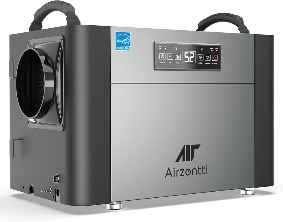 155 Pint Commercial Dehumidifier with Pump and Drain, Energy Star