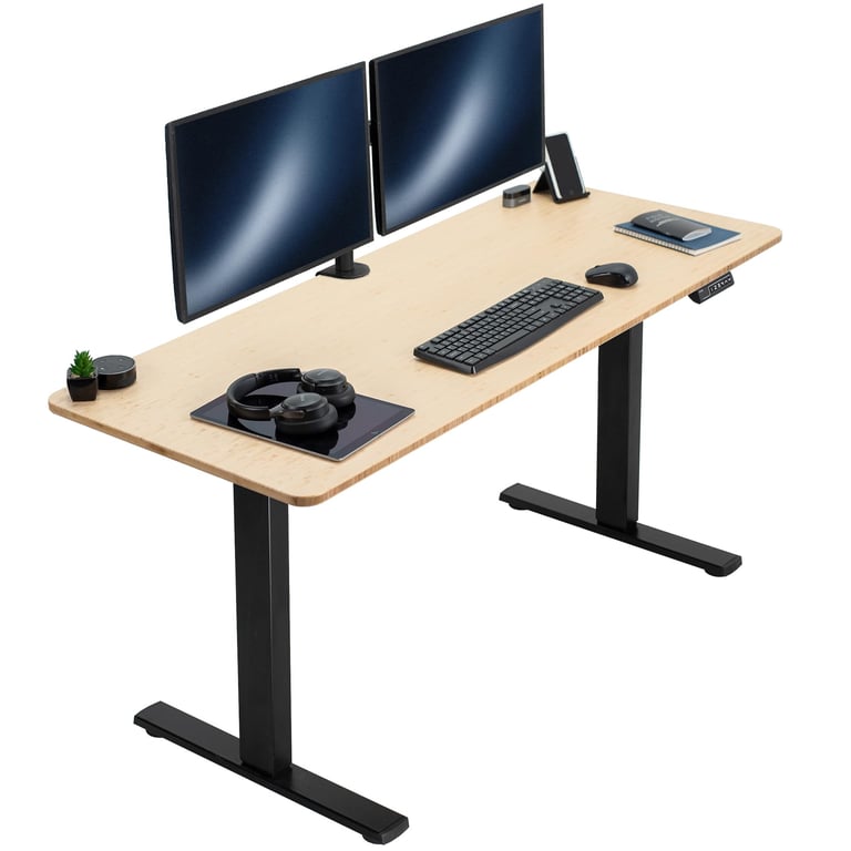 VIVO Bamboo Standing Desk