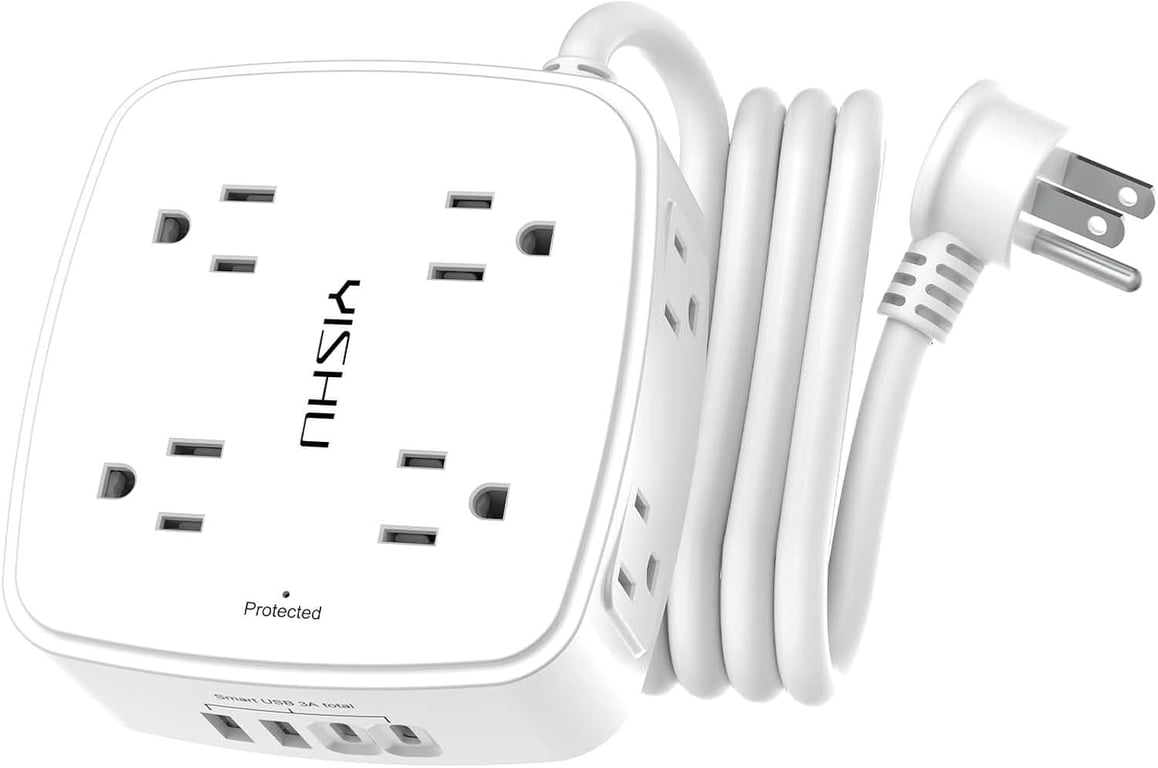 YISHU Surge Protector Power Strip
