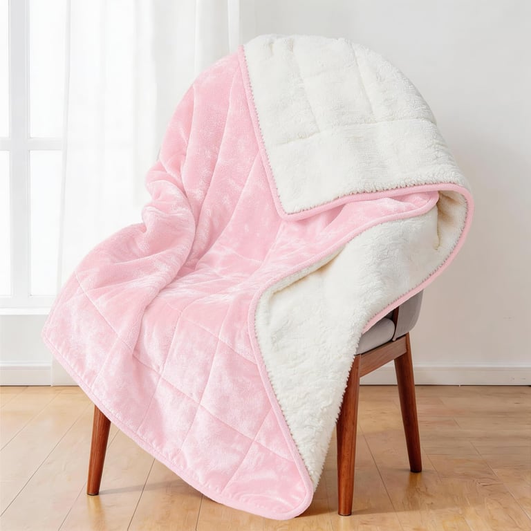 Alomidds Queen Sherpa Weighted Blanket