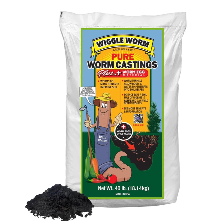 Wiggle Worm Pure Worm Castings