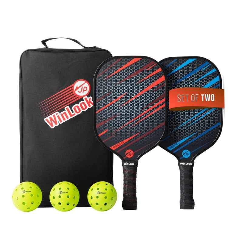JP WinLook Fiberglass Pickleball Set