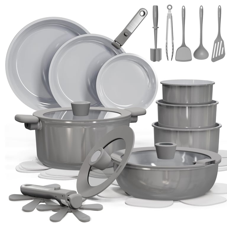 CAROTE 27pc Ceramic Cookware Set
