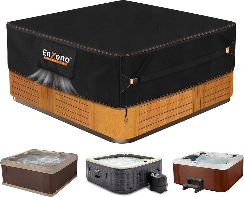 Enzeno Square Hot Tub Cover